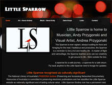 Tablet Screenshot of littlesparrowstudios.com.au